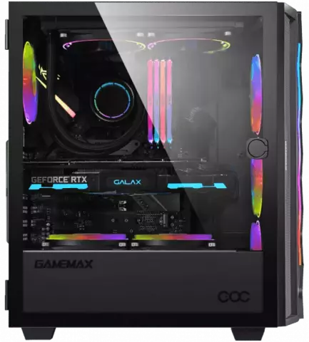 کیس گیمینگ GameMax مدل Diamond COC WT