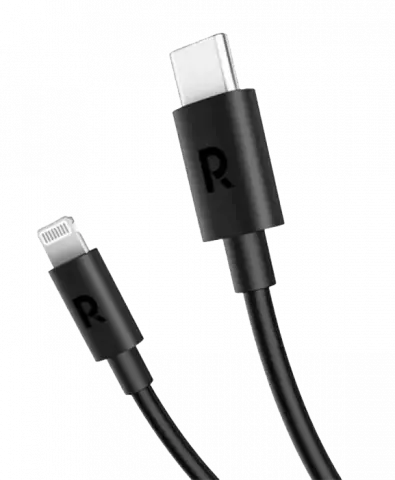کابل شارژ 2 متری Type-C به Lightning  راوپاور مدل RP-CB1020