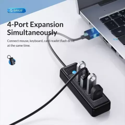 هاب 4 پورت ORICO مدل PW4U-U3