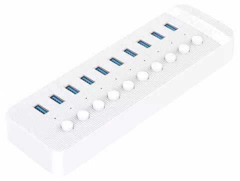 هاب 10 پورت کلیددار ORICO مدل CT2U3-10AB