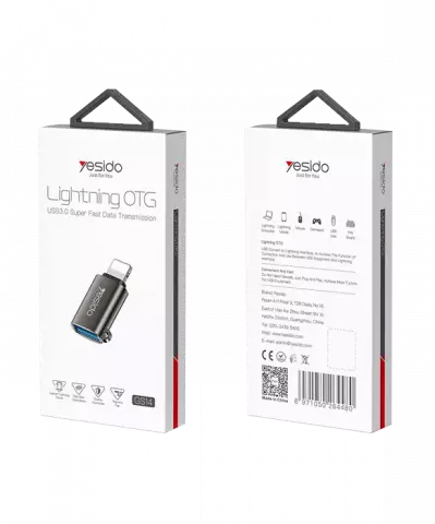 تبدیل OTG Lightning یسیدو مدل GS14