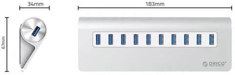هاب 10 پورت ORICO مدل M3H10-V2