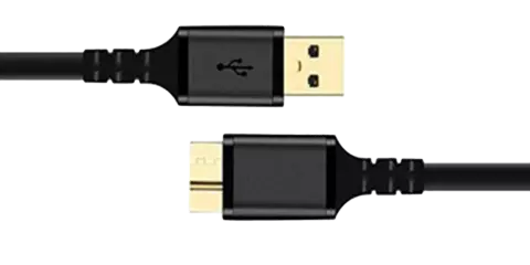 کابل هارد اکسترنال 0.6 متری USB 3.0 AM به Micro-B کی نت پلاس مدل KP-CUAMHDD06