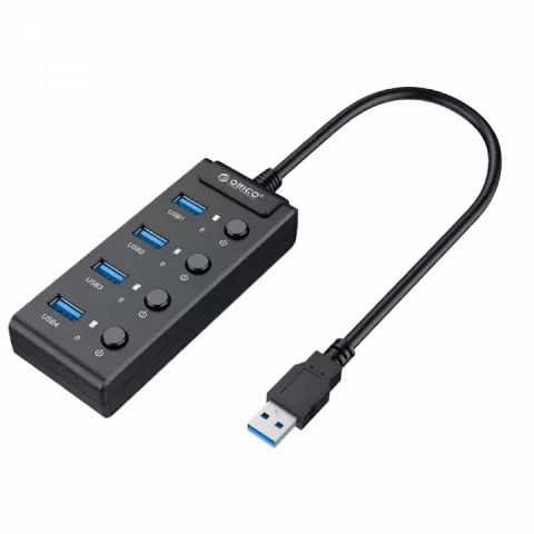 هاب 4 پورت ORICO مدل W9PH4-U3-BK