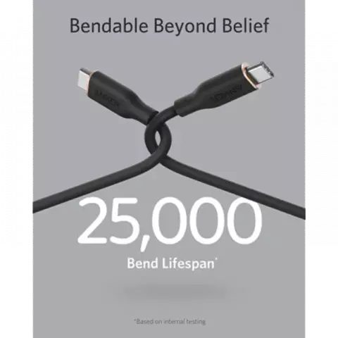 کابل شارژ 1.8 متری USB Type-C انکر مدل PowerLine III Flow A8553