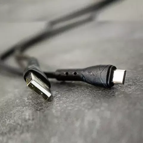 کابل شارژ 1.1 متری USB به Micro USB سیبراتون مدل S207A