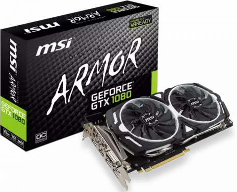 کارت گرافیک 8گیگابایت MSI مدل ARMOR GTX 1080
