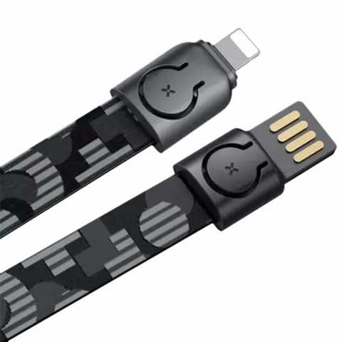 کابل شارژو انتقال داده 85 سانتی متری USB به LIGHTNING باسئوس  GOLDEN COLLAR