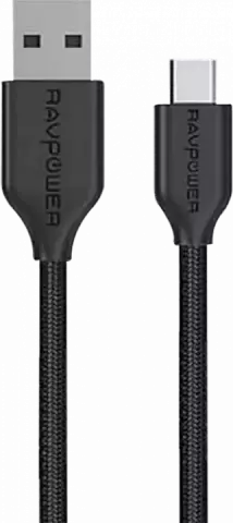 کابل شارژ 90 سانتی متری USB به RAVPOWER MICRO USB مدل RP-CB016