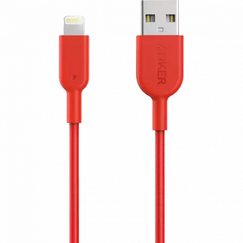 کابل شارژ 0.9 متری USB به ANKER LIGHTNING مدل A8432