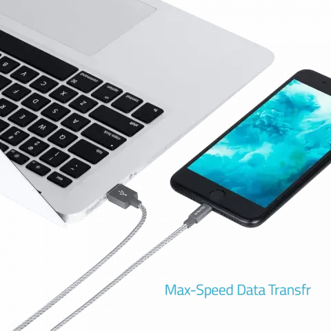 کابل شارژ 1 متری USB به ROMOSS LIGHTNING مدل CB12N