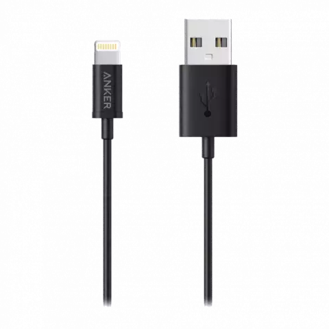 کابل شارژ 0.9 متری USB به ANKER Lightning مدل PREMIUM 3FT