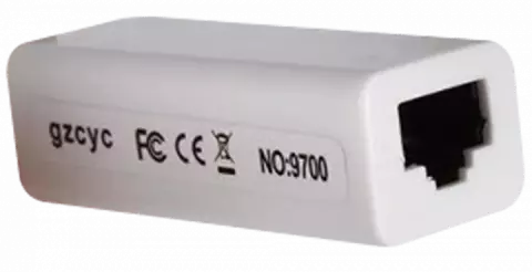 کابل تبدیل USB 2.0 به Ethernet مدل gzcyc 9700