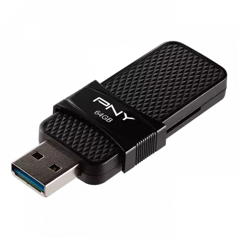 فلش مموری 64 گیگابایت PNY مدل  DUO LINK