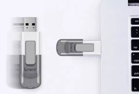 فلش مموری 64 گیگابایت Lexar مدل JumpDrive V100