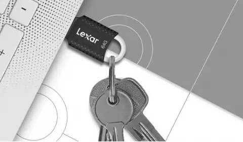 فلش مموری 64 گیگابایت Lexar مدل JumpDrive V40