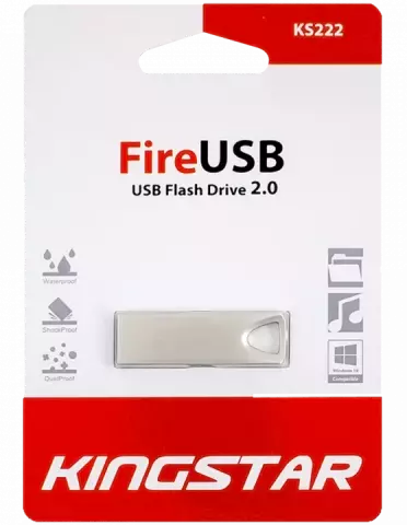 فلش مموری 32 گیگابایت KINGSTAR مدل Fire KS222
