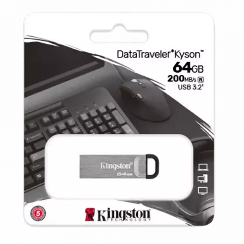 فلش مموری 64 گیگابایت Kingston مدل DataTraveler Kyson