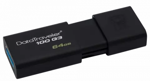 فلش مموری 64 گیگابایت Kingston مدل DataTraveler 100 G3
