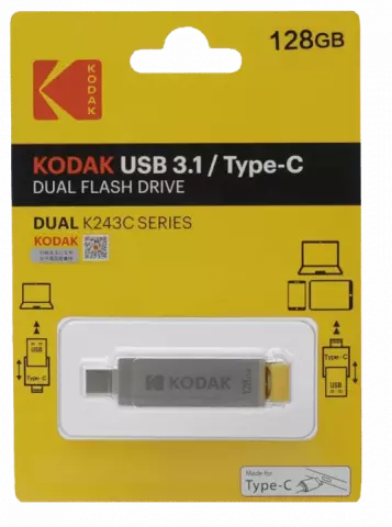 فلش مموری 128 گیگابایت Kodak مدل  K243C