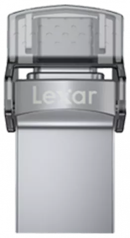 فلش مموری 64 گیگابایت Lexar مدل JumpDrive Dual Drive D35c