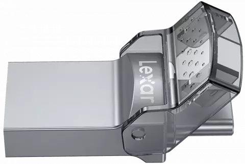 فلش مموری 32 گیگابایت Lexar مدل JumpDrive Dual Drive D35c
