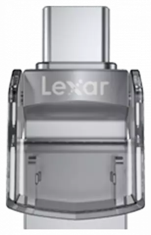 فلش مموری 32 گیگابایت Lexar مدل JumpDrive Dual Drive D35c