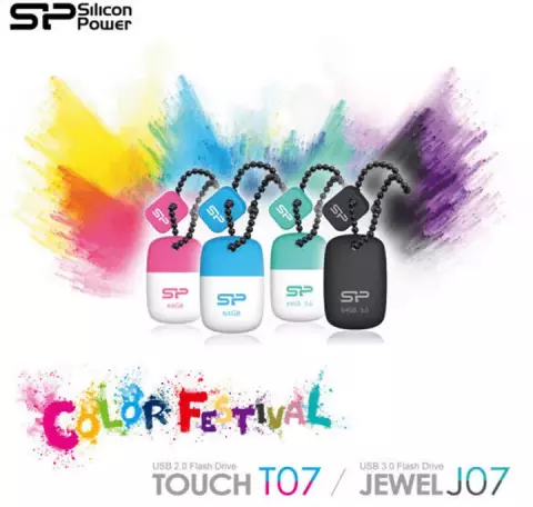 فلش مموری 64 گیگابایت Silicon Power مدل  JEWEL J07