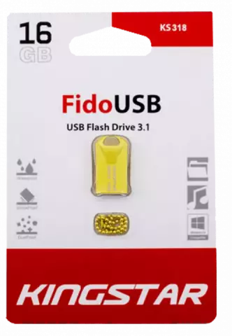 فلش مموری 16 گیگابایت KINGSTAR مدل  FIDO3 KS318