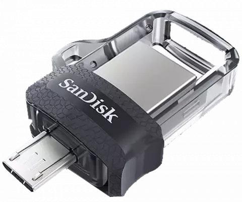 فلش مموری 32 گیگابایت Sandisk مدل ULTRA DUAL DRIVE M3.0