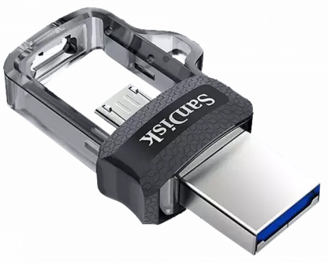 فلش مموری 32 گیگابایت Sandisk مدل ULTRA DUAL DRIVE M3.0