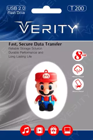 فلش مموری 8گیگابایت Verity مدل 008G-V2 T200