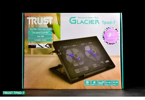 خنک کننده لپ تاپ  Trust مدل GLACIER TPAD-7