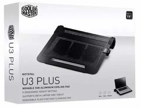 خنک کننده لپ تاپ  Cooler Master مدل NOTEPAL U3 PLUS