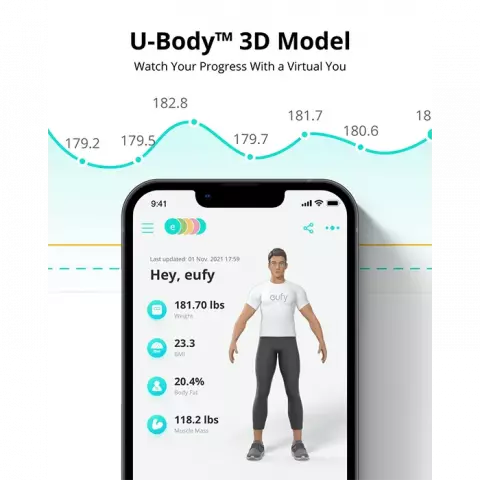 ترازو هوشمند Eufy مدل Smart Scale P2 T9148