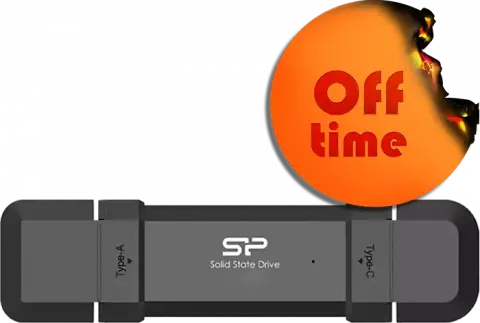 حافظه SSD اکسترنال 500 گیگابایت Silicon Power مدل  DS72