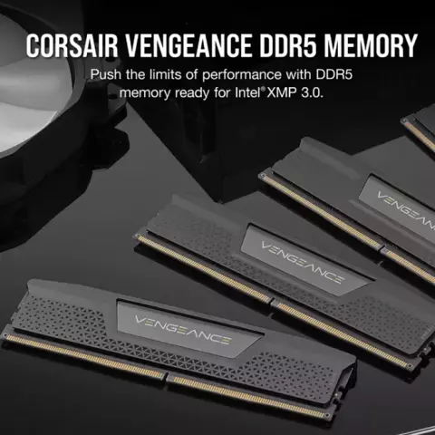 رم دسکتاپ (32GB*2) 64 گیگابایت Corsair مدل VENGEANCE DDR5 4800MHz