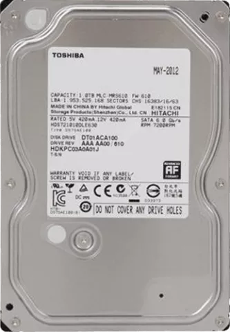 هارد اینترنال 500گیگابایت Toshiba مدل DT01ACA050