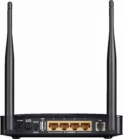 مودم روتر 2 آنتن Zyxel مدل N300 DEL 1312-T10B