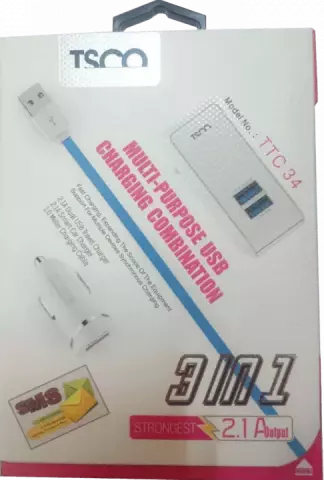 شارژر فندکی ترکیبی تی تی سی 34 تسکو