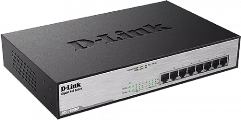 سوییچ 8 پورت D-LINK مدل DGS-1008MP