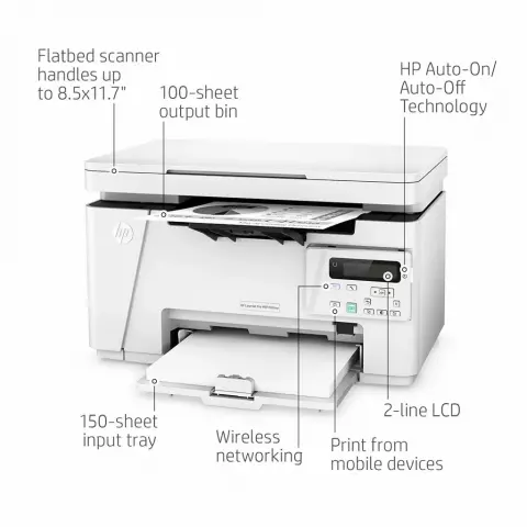 پرینتر لیزری HP مدل LASERJET PRO MFP M26NW