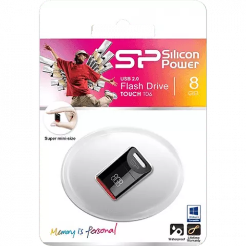 فلش مموری 8گیگابایت Silicon Power مدل TOUCH T06