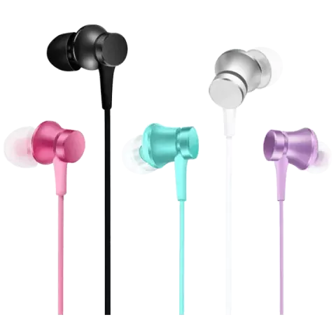 هدفون، هدست، هندزفری و ایرفون سیمی Xiaomi مدل  MI IN EAR PISTON BASIC FRESH EDITION