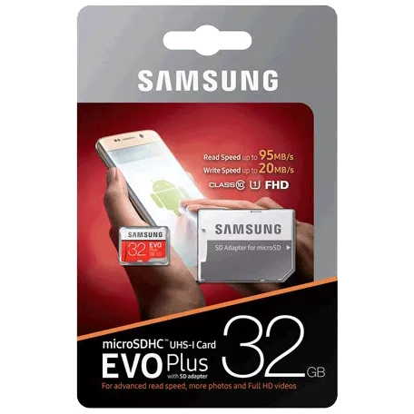 مموری کارت 32گیگابایت Samsung مدل EVO PLUS MB-MC32GA