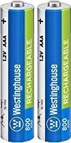 باتری نیم قلمی قابل شارژ WestingHouse ظرفیت 800 میلی آمپر ساعت