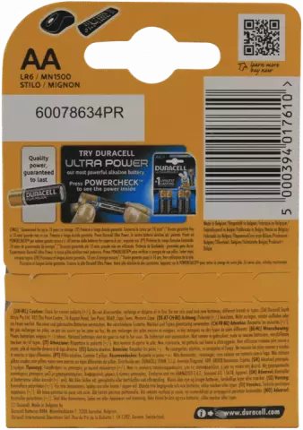 باتری قلمی DURACELL مدل LR6