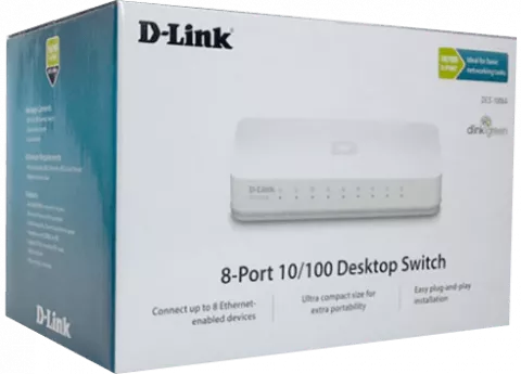 سوییچ 8 پورت D-LINK مدل DES-1008C