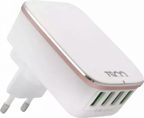 شارژر USB دیواری TSCO مدل 4 پورت TTC 43