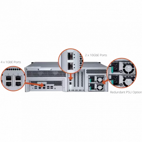 ذخیره ساز تحت شبکه QNAP مدل TS-1673U-RP